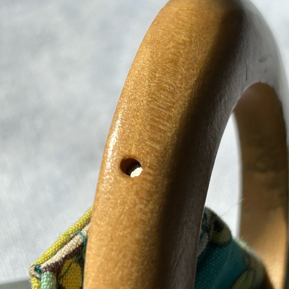 Vera Bradley Peacock Blue Retired Pattern Cotton Belt - Picture 11 of 11